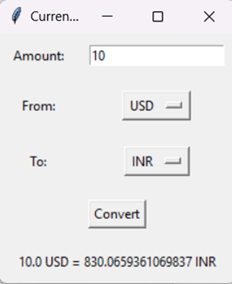 currency converter using python