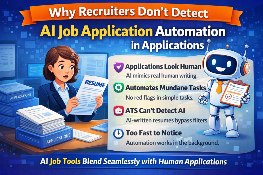 Why Recruiters Don’t Detect AI Job Application Automation in Applications