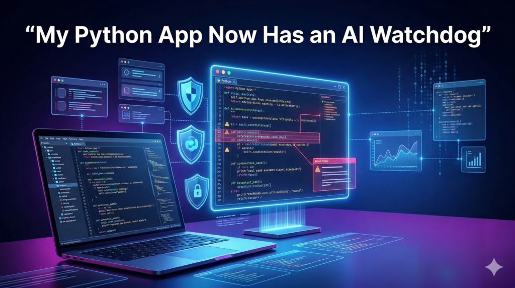 My Python App Now Has an AI Watchdog. 
